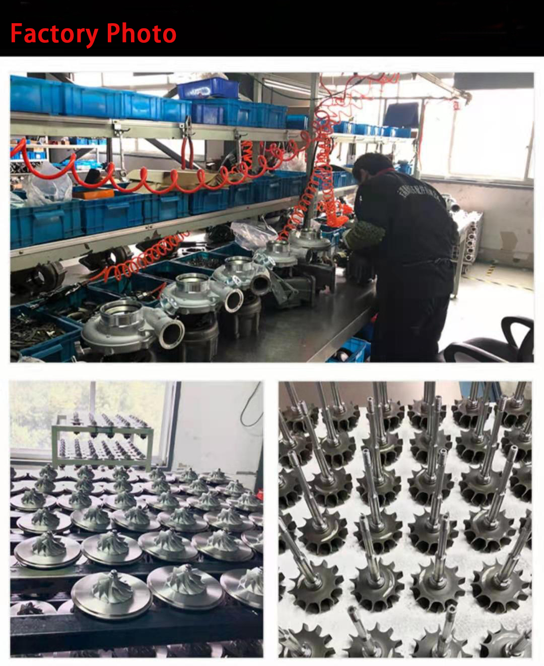 ISUZU 4HK1 4BD1 Turbocharger For Excavator Engine With 4BD1 Engine 6D105 Engine Parts