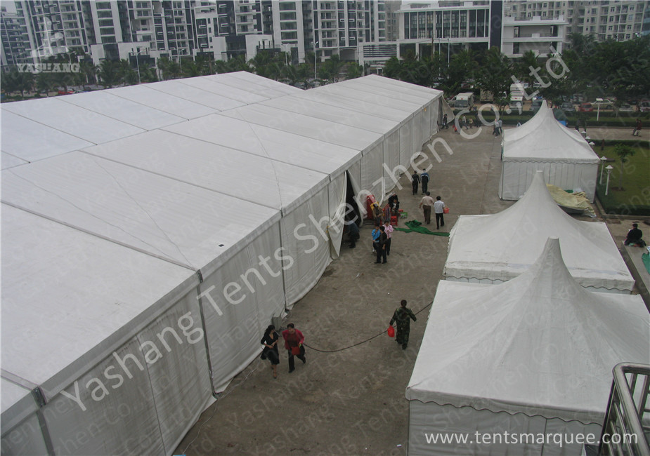 15M Width 850gsm PVC Fabric Cover Ultraviolet proof Outdoor Event Canopy Tent