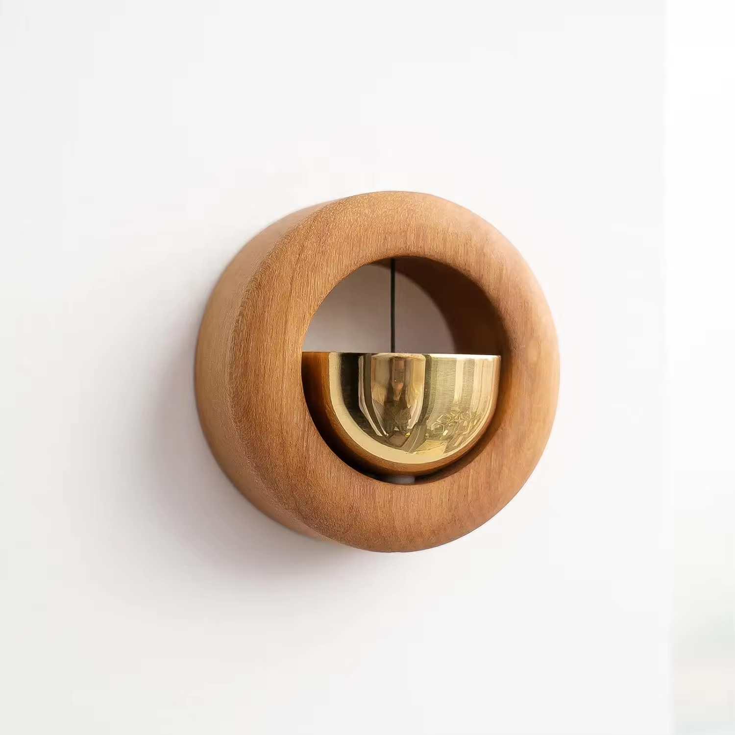 Wooden dopamine wind chime Japanese wooden magnet doorbell Wooden doorbell