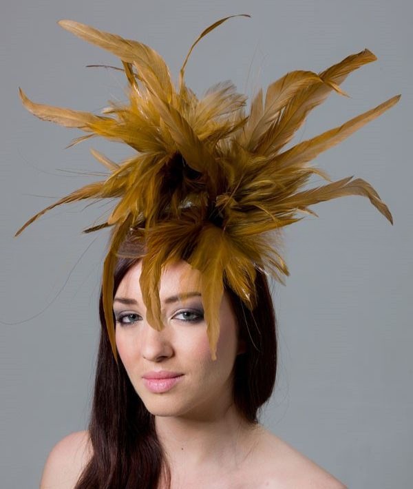20*30 cm Party Decoration Rooster Coque Feather Fringe Trim with Satin Ribbon Tape