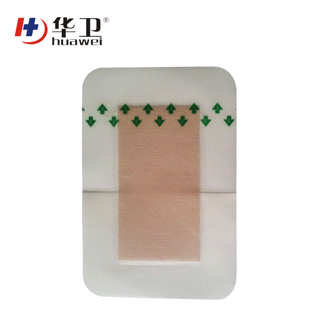 Hospital Supply Transparent Wound Dressing Non Woven Material For Clinic