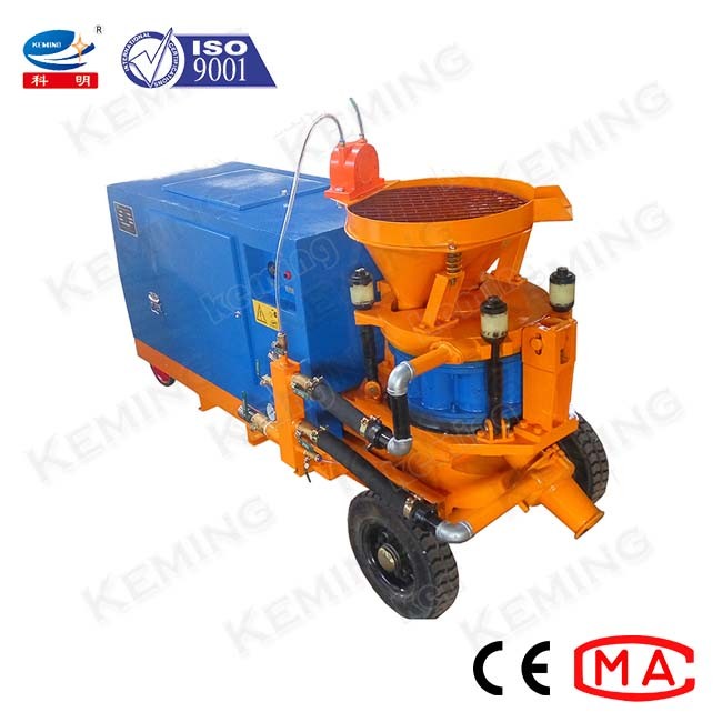 Civil Engineering Wet Concrete Spray Shotcrete Machine 9m3/H