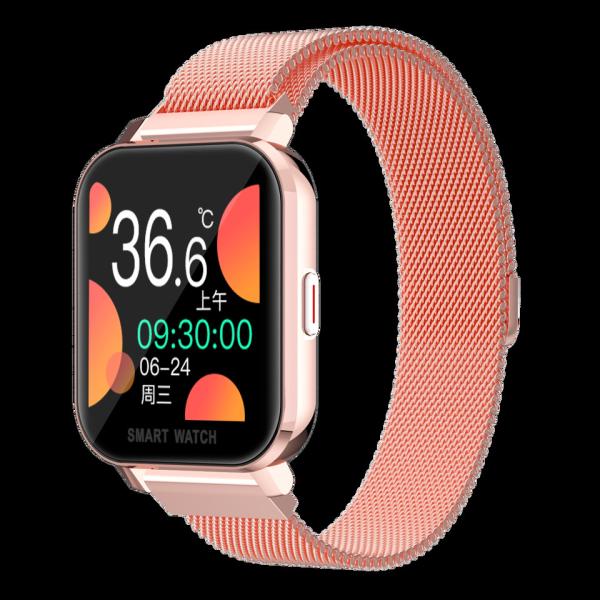 Quality business smart watch MT28 Digital Smart Watch Wrist Watch Waterproof Smartwatch Body Temperature Forehead Thermometer On for sale