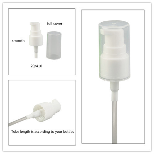 White Plastic Lotion Pump 20/410 24/410 Plastic UV Aluminum Material