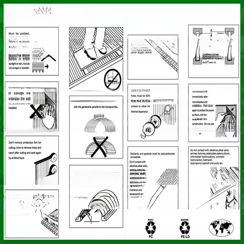 2.1m*6/5.8m Size Makrolon Polycarbonate Sheets With 10mm Thickness