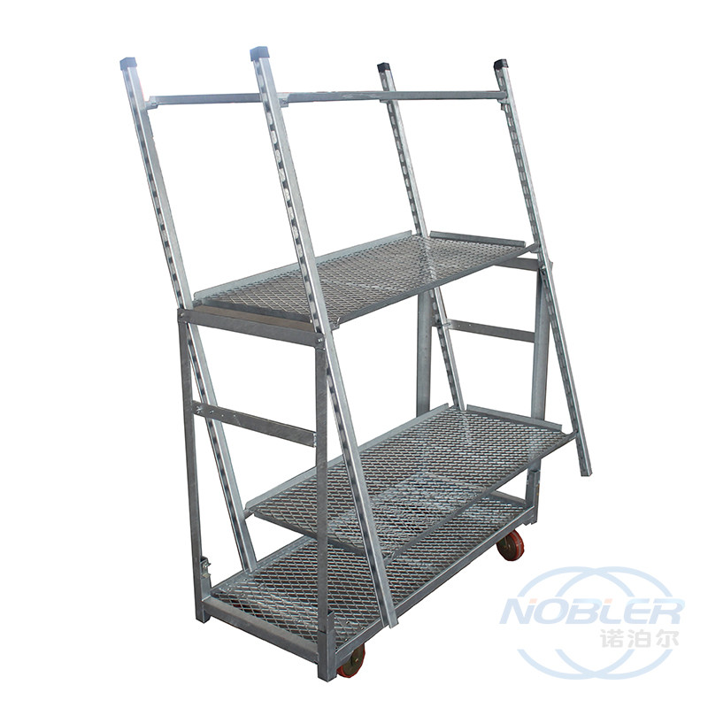 Flower Transport Danish Flower Trolley Cc Plant Rack With Wheels