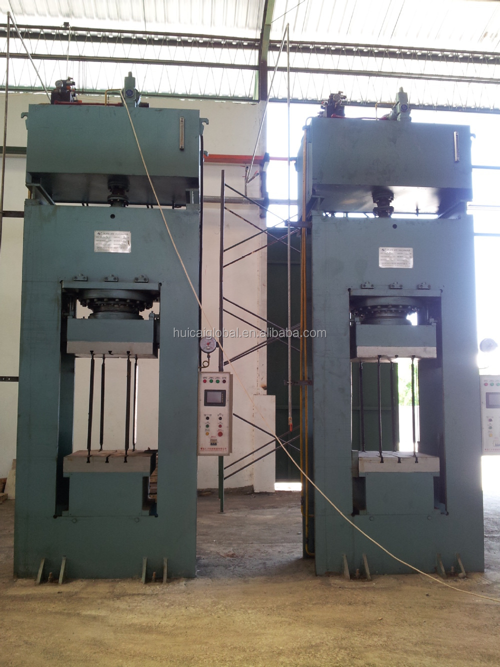 Tire Forming Vulcanizer Hydraulic Hot Vulcanizing Press Solid Tire Curing Press 15000 KG