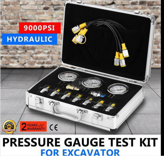 Nitrogen Gauge Tool Set Pressure Gauge Set Excavator Crusher Accessories