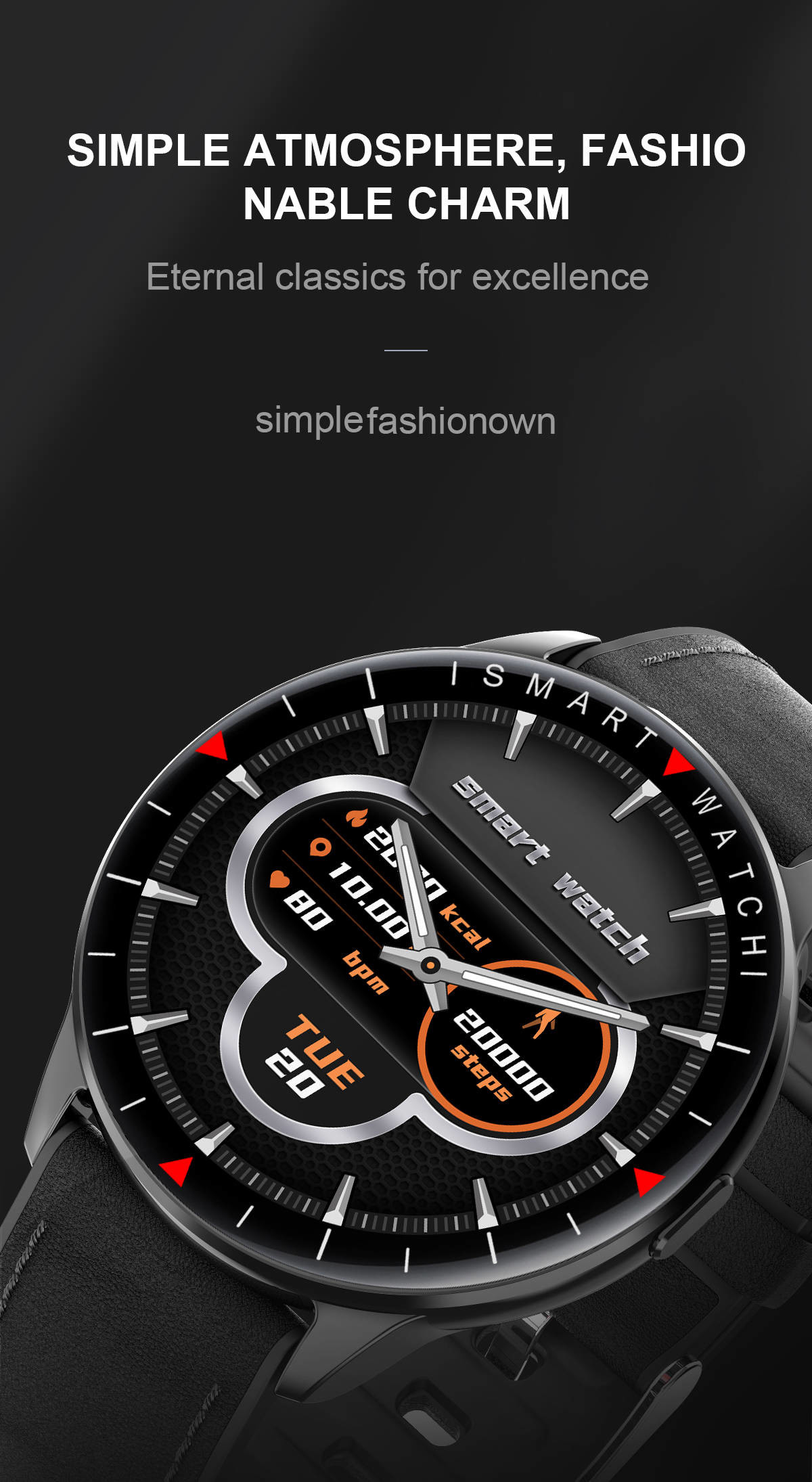 360x360 Resolution Fitness Smartwatch Breathing Training Monitor All Day Heath Care