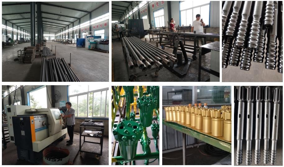 Atlas Copco Thread T51 Sleeve Semi-Bridge Coupling Conection Drill Rod For High Torque Machines