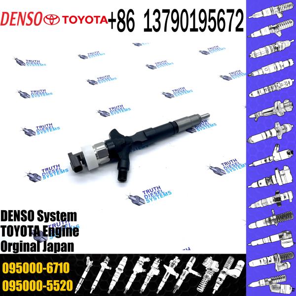 23670-39265 23670-30290 23670-39165 Genuine diesel fuel injector 095000-7810