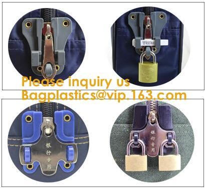 Cash Money Reusable Deposit Security Locking Factory Custom Made Bank Locking Night Deposit Bag With Lock, bagease