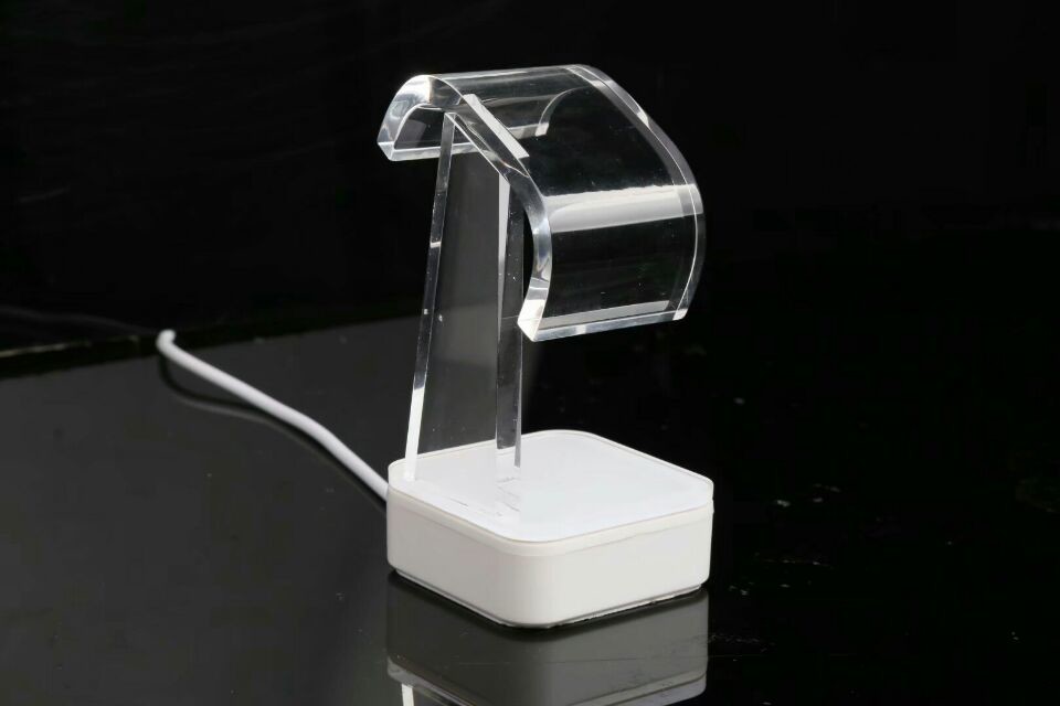COMER anti-theft display stand, alarm displaying system for smart watch holder with sensor cable