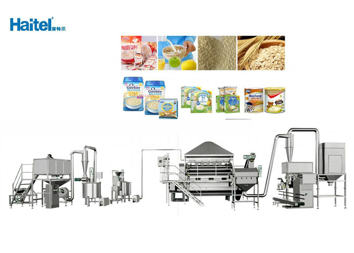 15kw Automatic Oat Flakes Processing Machine Cereal Production Line