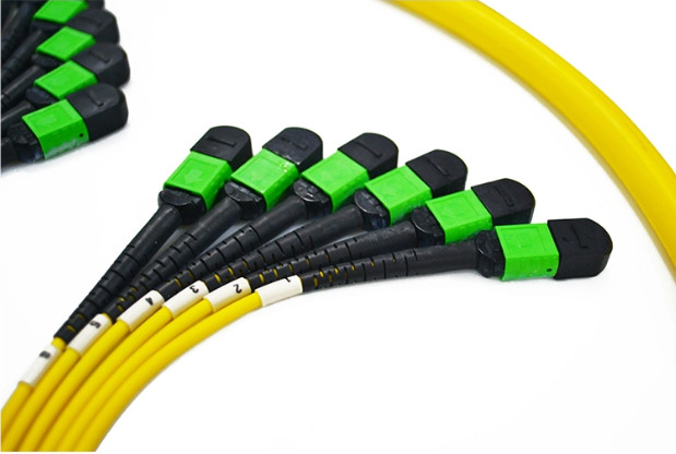 MPO / APC Fiber Optic Trunk Cable 24 Core 48 Core Sm Ofnp