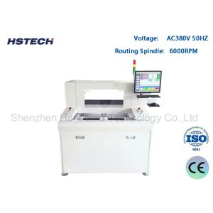 China Fixture Customized Visual Check Automatic PCB Router FPC Aluminum Board FR4PCBA Router Machine on sale