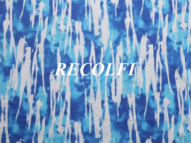 Ocean Recycled Jersey Cloth Material Customized Digital Printed