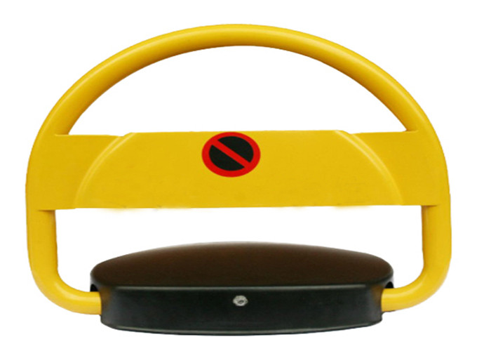 Heavy Duty Anti - Theft Car Parking Lock With Spraying Plastic Coating