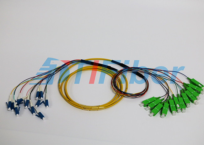 0.9mm/2.0mm Breakout Cable 24 Core SM SC-LC Pre Terminated Cable