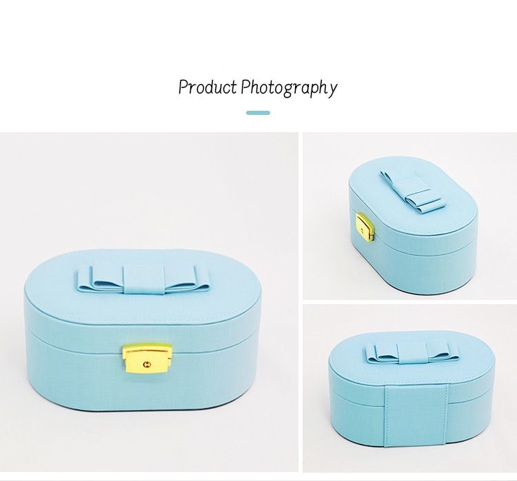 China Manufacturer Wholesale Luxury Jewelry Set Box, Creative PU Jewelry Box European Jewelry Box Portable Travel Earring Jewelry Storage Bag Double Storage Box