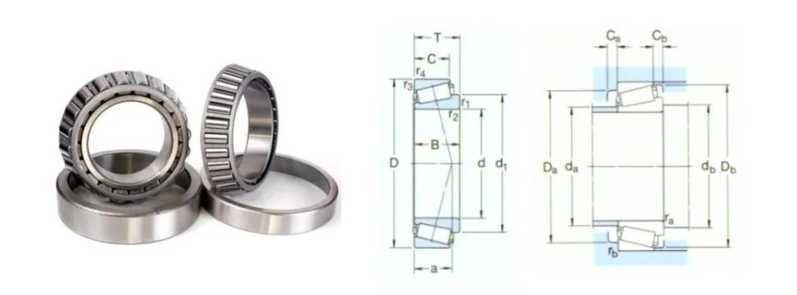 30310 High Precision Tapered Roller Bearing 63HRC Chrome Steel Material