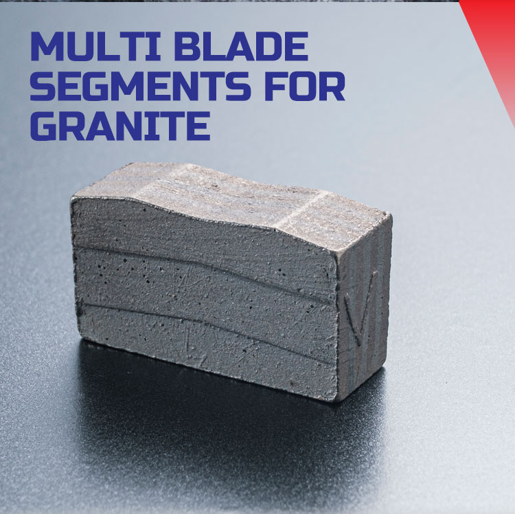 Multiblade Block Cutter 1200mm Wet Cutting Diamond Segment for Granite Cutting Tools
