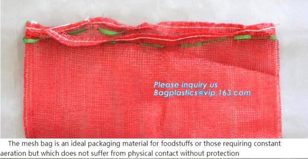 Plastic mesh net raschel bag in roll for automatic packing,Plastic raschel
