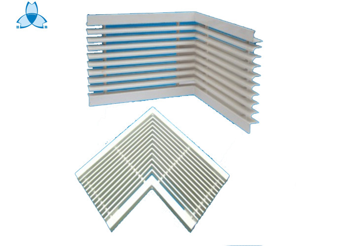 Weatherproof Return Air Louver 25mm Height Degree And Special Triangle Air Grille