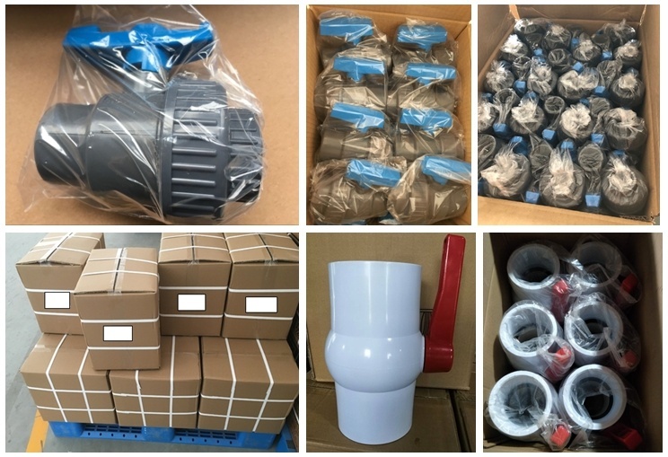 Basic UPVC Compact Ball Valve for Water Treatment with Different Colors