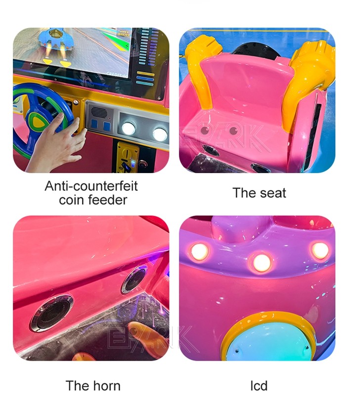Moo Star Swing Machine Playground Plaza Children's Coin-Operated Single Swing Car