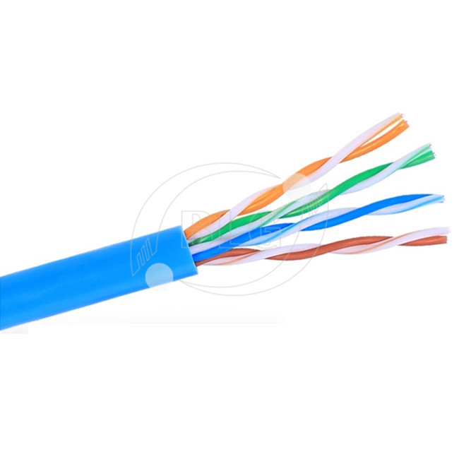 Telecommunication Cat5e Internet Cable Solid Stranded 24AWG 26AWG Full Copper
