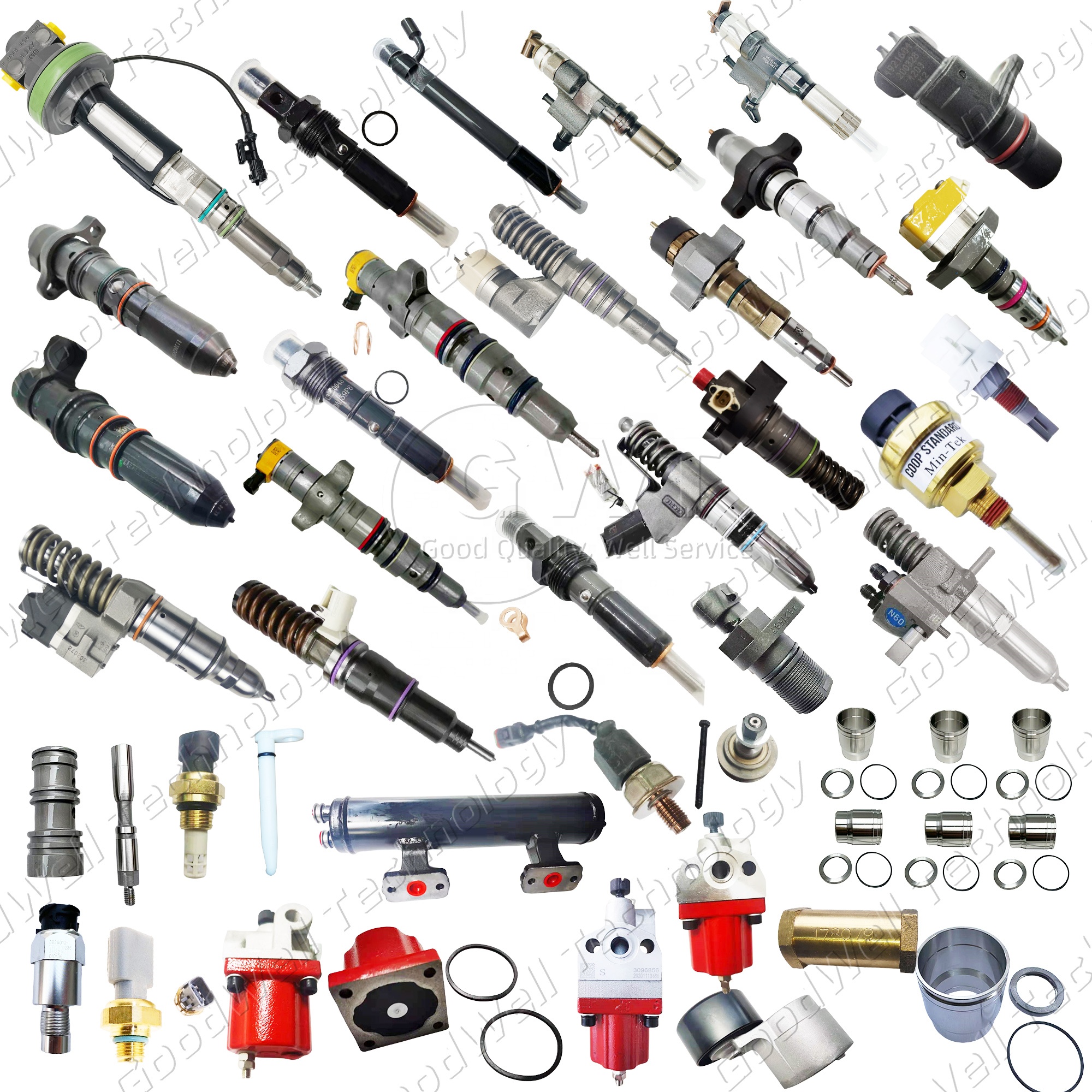 Original diesel fuel injector S6D107 6D107 for 0445120231 6754-11-3011 0445120059 0445120123 0445120060 0445120250