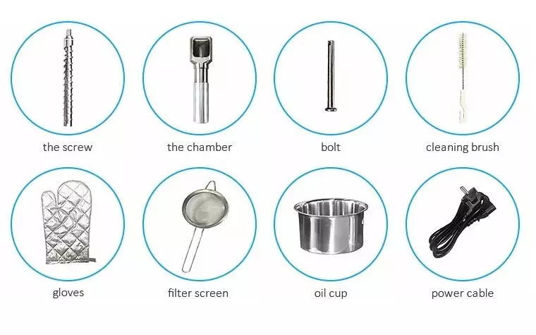 Factory Price full automatic mini small household home use oil extraction making edible olive oil press machine