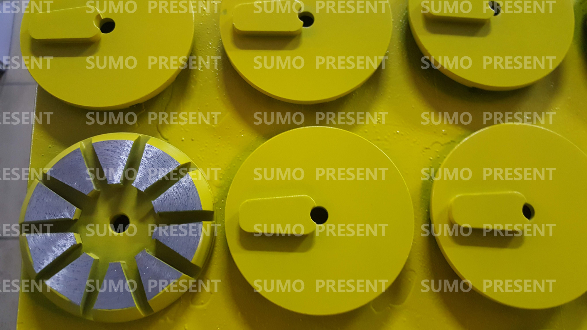 3"10 Segments Redi Lock Diamond Grinding disc for Husqvarna