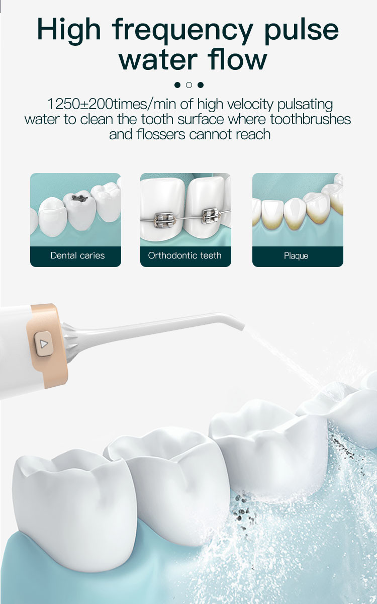 Portable Therapeutic Oral Irrigator with 300ml Water Tank High Pressure