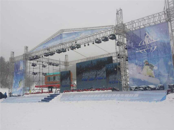 Aluminum Box Truss Oblong / Square / Triangle Beam Spigot Truss For Exhibition