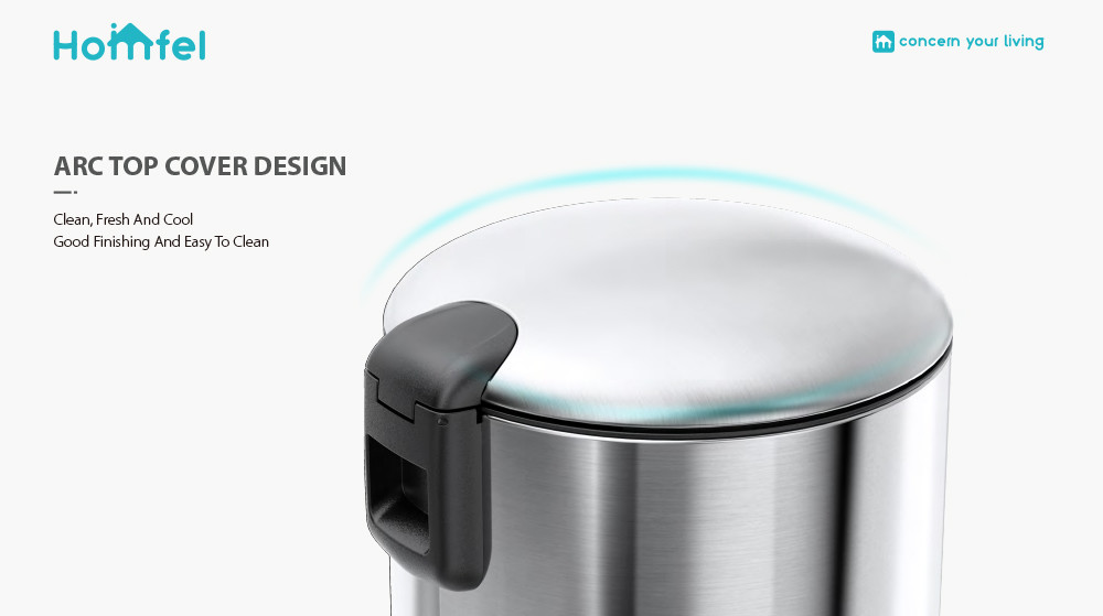 3L 5L 12L 20L 30L Steel Round foot operated trash can for Home Bathroom Kitchen
