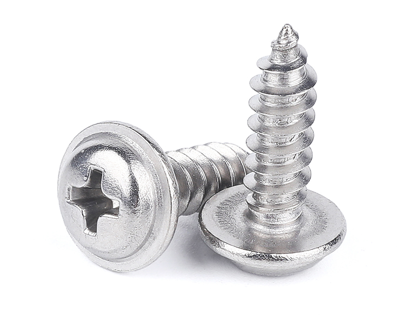 Fitting Fastener Cross Recess Pan Head Self Tapping Screw Stainless Steel 304 Round Head Sheet Metal Micro Screw