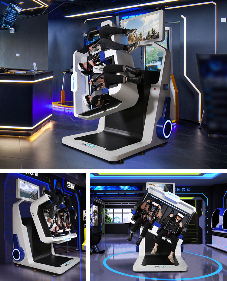 2 Seats VR Simulator Roller Coaster