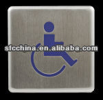 China Anti-theft 4.5 square push to open or push to exit switch for Handicap door push button on sale China Anti-theft 4.5 square push to open or push to exit switch for Handicap door push button on sale
