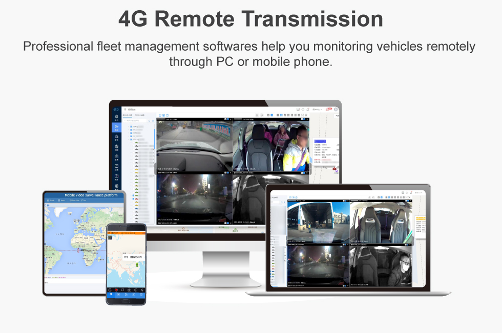 2CH 1080P Dashcam Dual Camera Mobile DVR Car BK6MZ Car Black Box Wireless CCTV System
