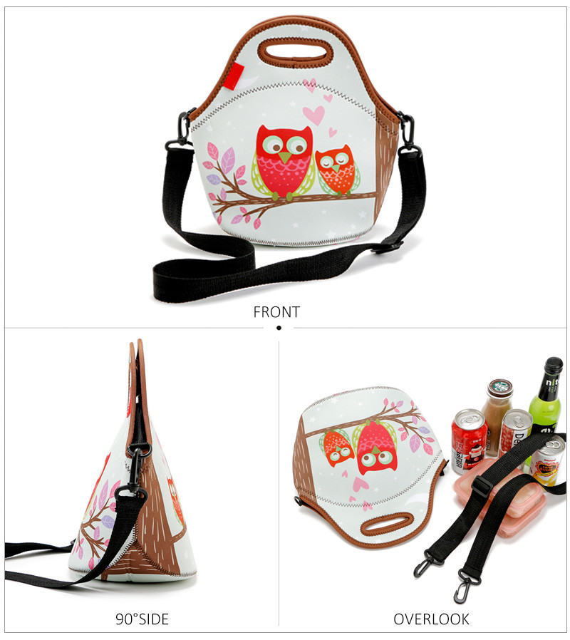Food Waterproof Insulated Neoprene Shoulder Picnic Cooler Bag