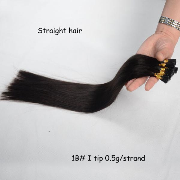indian durable remy human hair 0.8g 1g tangle free Italian Keratin Flat Tip Hair