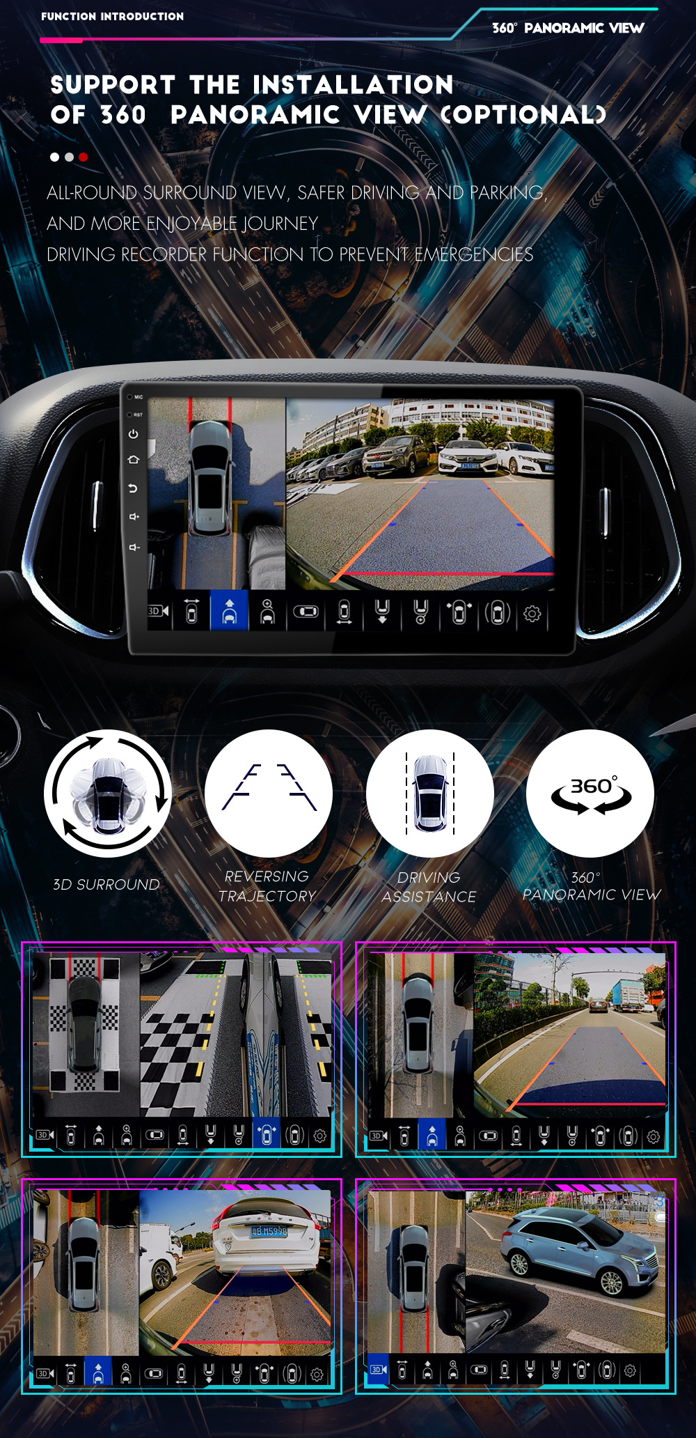 9 inch/10 inch Android 12 Auto Multimedia Player for Honda VW Hyundai Kia Suzuki Toyota Nissan