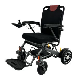 China Lightweight Lithium Battery Wheelchair with 4-Shock Absorption System on sale