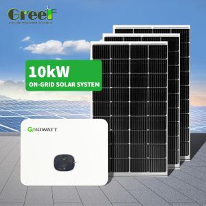 On Grid Solar System With Net Metering Monocrystalline Silicon Panels Built In