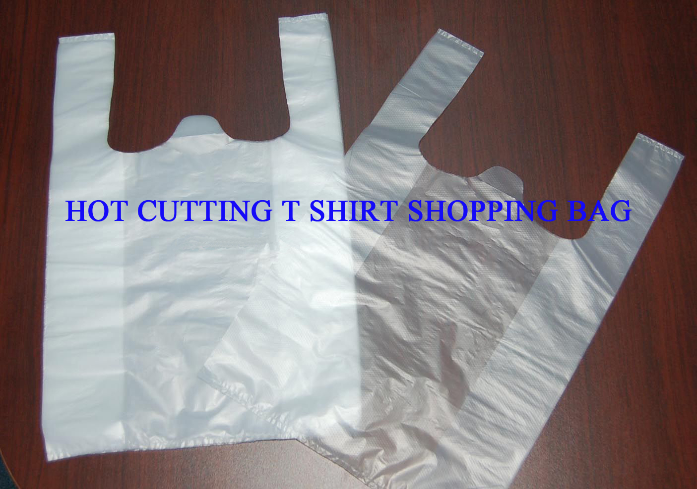 HQ Series Full Automatic Double Lines Heat Cutting Shopping Bag Making Machine