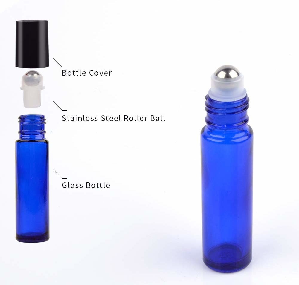 Portable Lightweight Empty Essential Oil Bottles Outdoor Travel Use