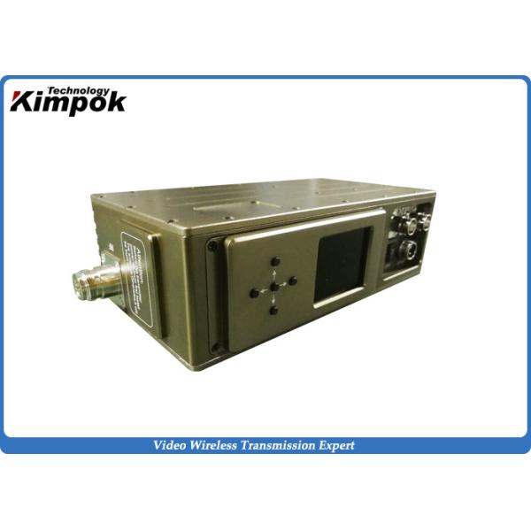 Quality Military Manpack COFDM Video Transmitter Long Range Wireless AV Sender AES 265 bit Encryption for sale