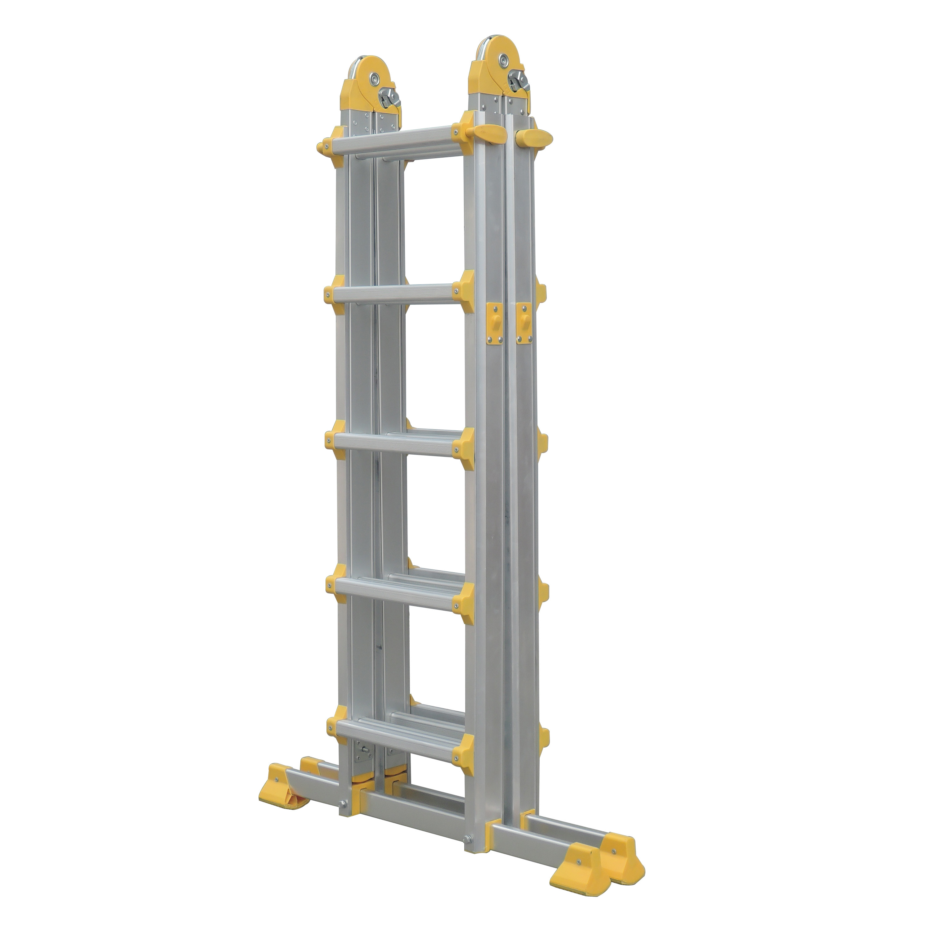 Robust Strength Aluminum Telescopic Ladder 4x5 Collapsible Extension Ladder